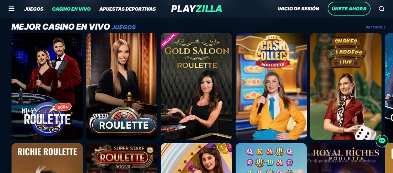 Selección De Juegos en PlayZilla Casino online Chile Selección De Juegos en PlayZilla Casino online Chile