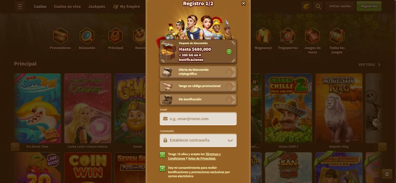 Cómo Registrarse En Myempire Casino