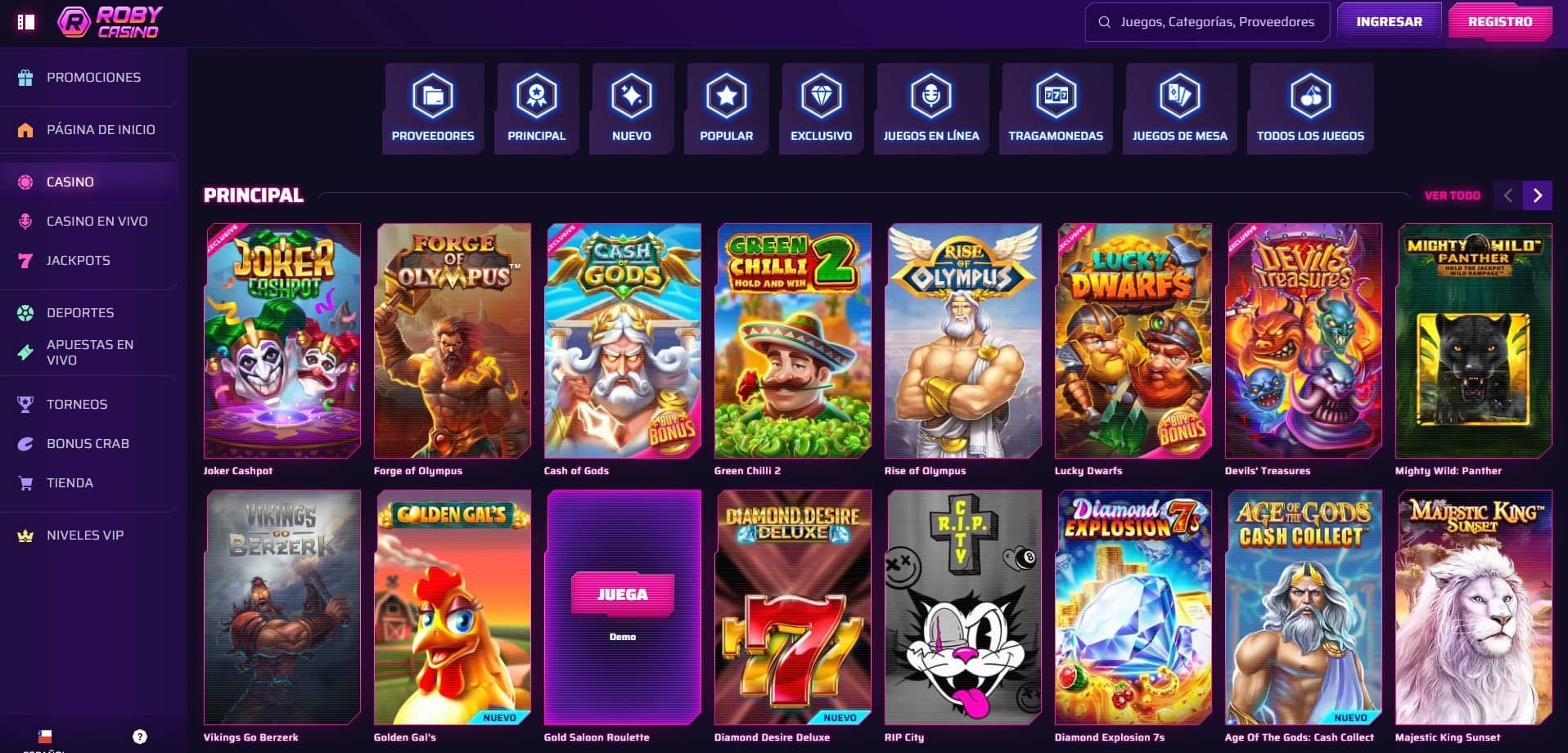 Selección De Juegos en Ruby Casino online Chile Selección De Juegos en Ruby Casino online Chile