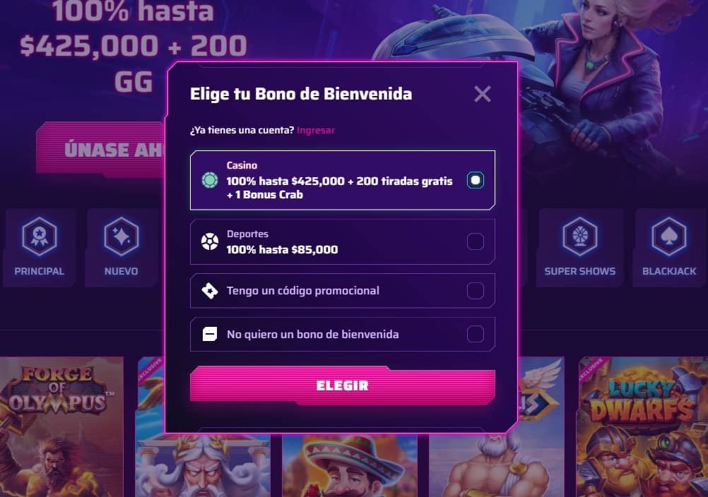 Selecciona tu opción de bono de bienvenida en Ruby Casino Selecciona tu opción de bono de bienvenida en Ruby Casino